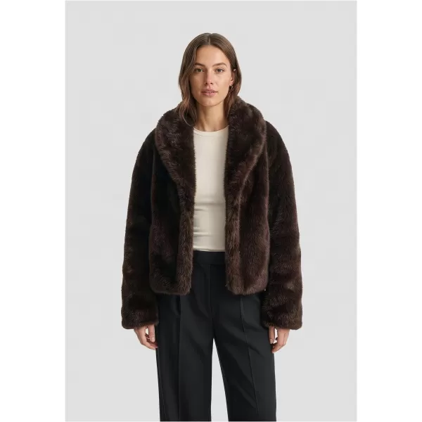  Dámska kožušinová bunda URBAN CLASSICS TB8120-00075 BROWN 