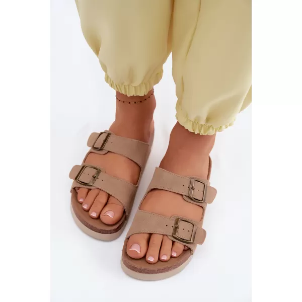  Dámske šľapky BOTO 2832 KHAKI 
