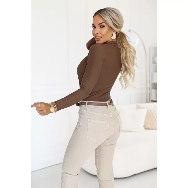  Dámske body NUMOCO 375-11 MOCCA HNEDÁ 
