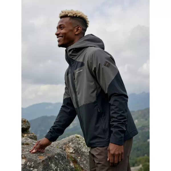  Pánska outdoorová bunda ALPINE PRO TEMUN BLACK 