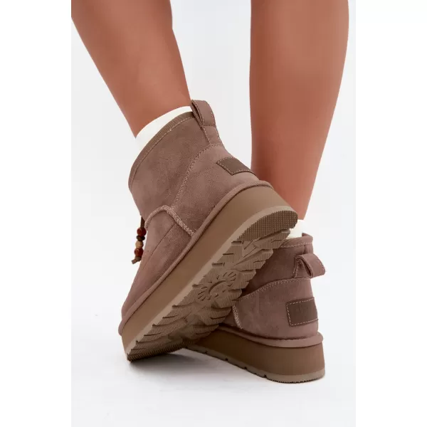  Dámske topánky BIG STAR SHOES UU274679 BEIGE 