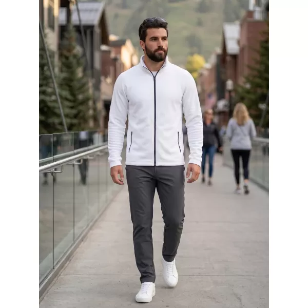  Pánska micro fleece mikina MALFINI FACTOR 852 BIELA 