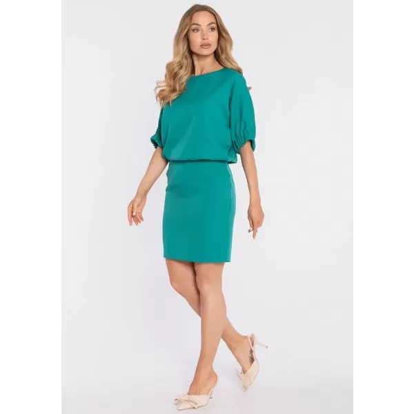  Dámske šaty MOE M904 TURQUOISE 