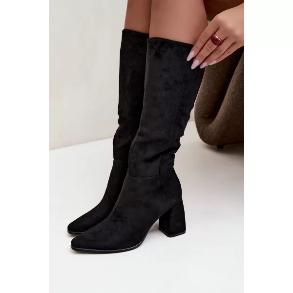  Dámske čižmy BOTO 6373A-1 BLACK 