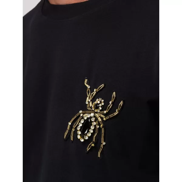  Pánske tričko OMBRE OM-TSCT-0277 BLACK 