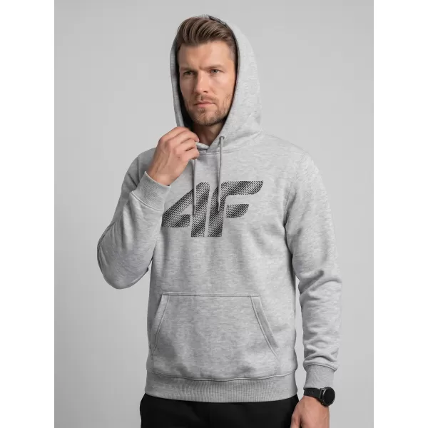  Pánska mikina 4F WMM00TSWSM2548 COLD LIGHT GREY MELANGE 