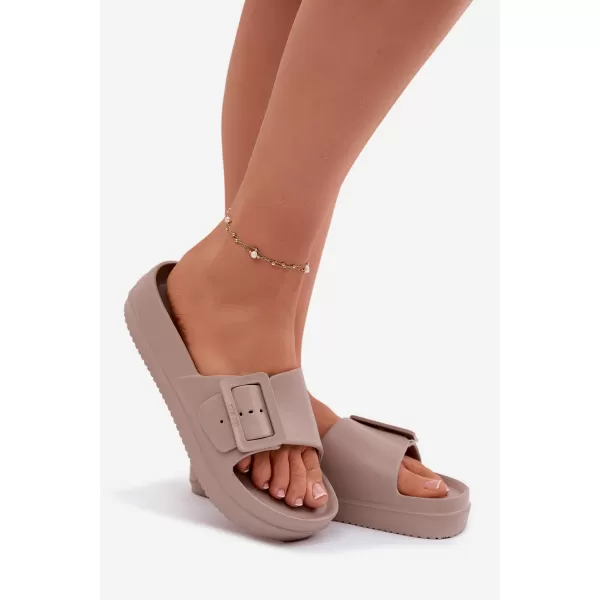  Dámske šľapky BIG STAR SHOES TT274A079 BEIGE 