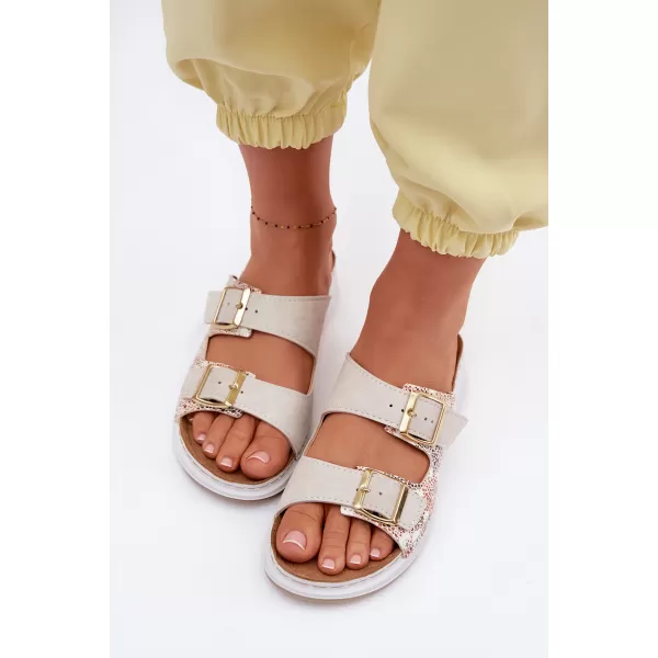  Dámske šľapky INBLU SD000001 BEIGE 