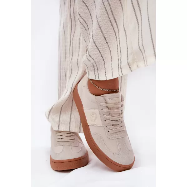  Dámske tenisky BIG STAR SHOES RR274806 BEIGE 