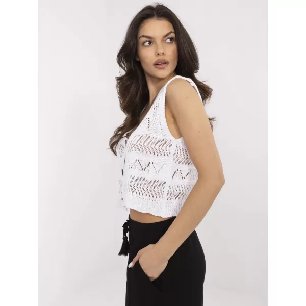  Dámsky sveter SUBLEVEL D93076J90849A WHITE 