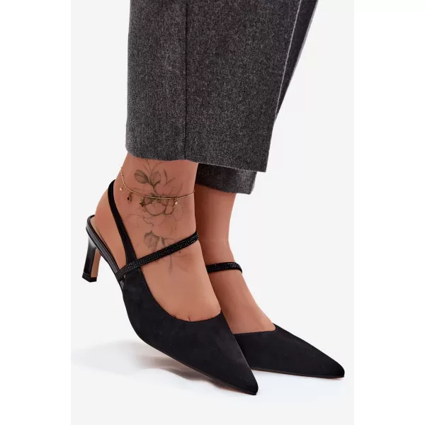  Dámske sandále D&A CR61-3048 BLACK 