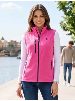 Dámska fleece vesta ALTISPORT ALW002525 PURPUROVÁ