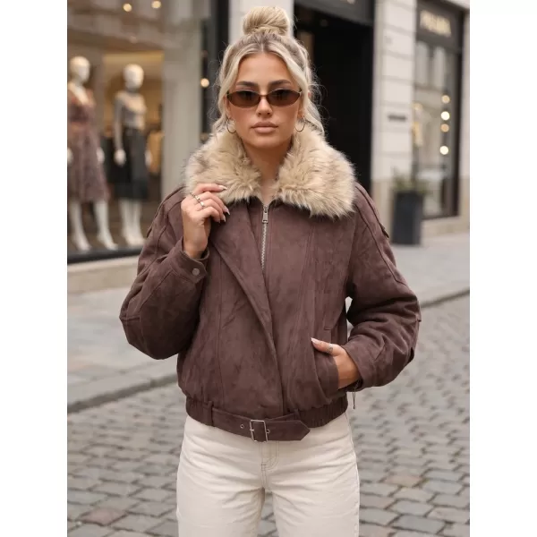  Dámska bunda DSTREET TY5701 HNEDÁ 