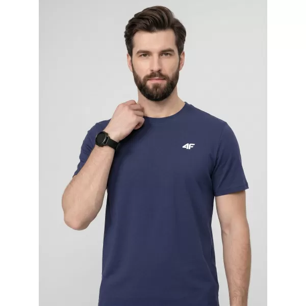  Pánske funkčné tričko 4F WAW25TFTSM1526 DENIM 