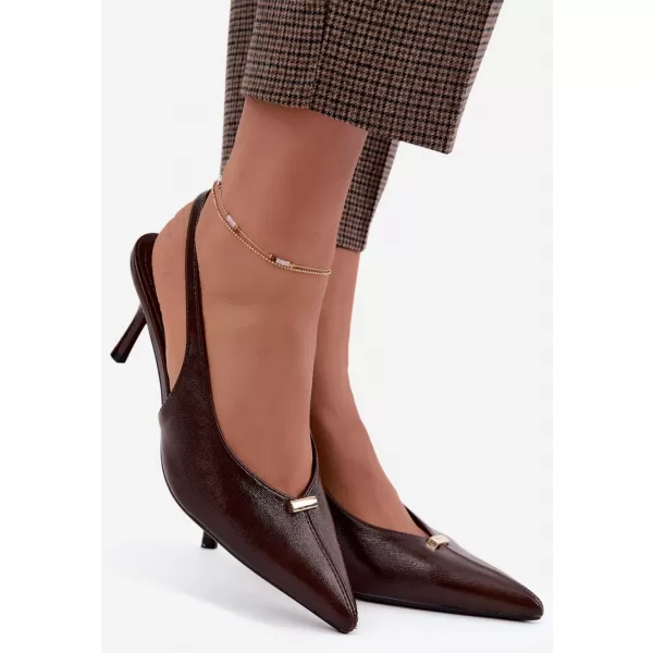  Dámske lodičky BOTO T680 BROWN 