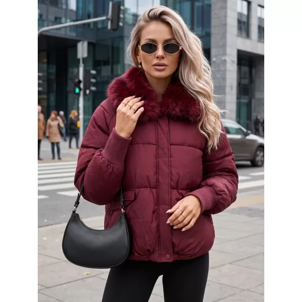 Dámska bunda DSTREET TY5817 BORDOVÁ 