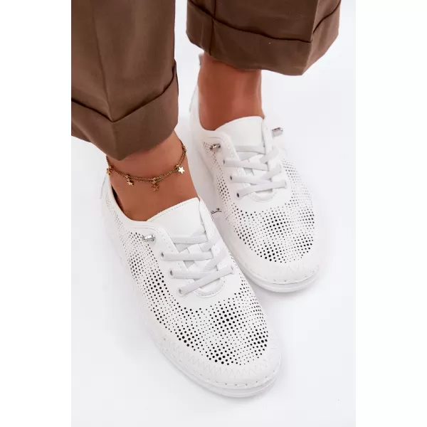  Dámske tenisky S.BARSKI LR61-7083 WHITE 