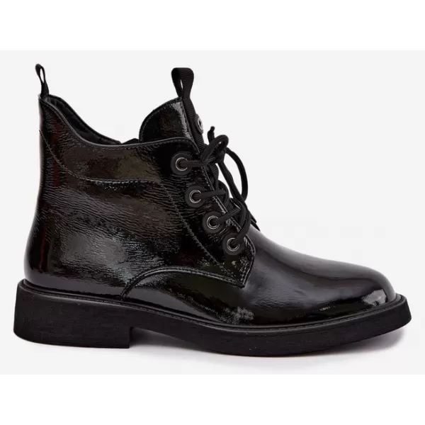  Dámske členkové topánky D&A CR62-3338 BLACK 