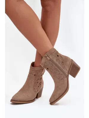 Dámske topánky BOTO 25BT02-9452 FANGO/BEIGE