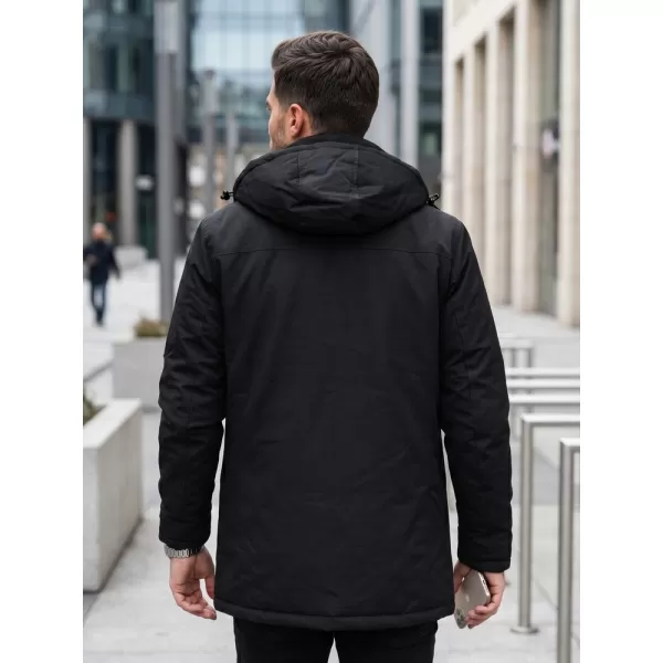  Pánska bunda DSTREET TX5105 ČIERNA 