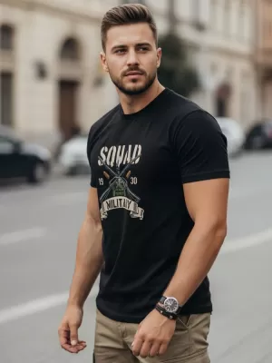 Pánske tričko DSTREET NX0154R-BK ČIERNA