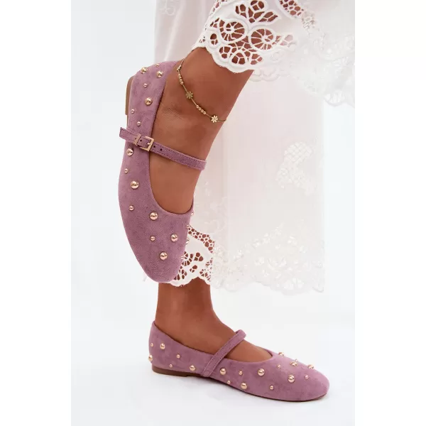  Dámske baleríny BOTO 4765 PURPLE 