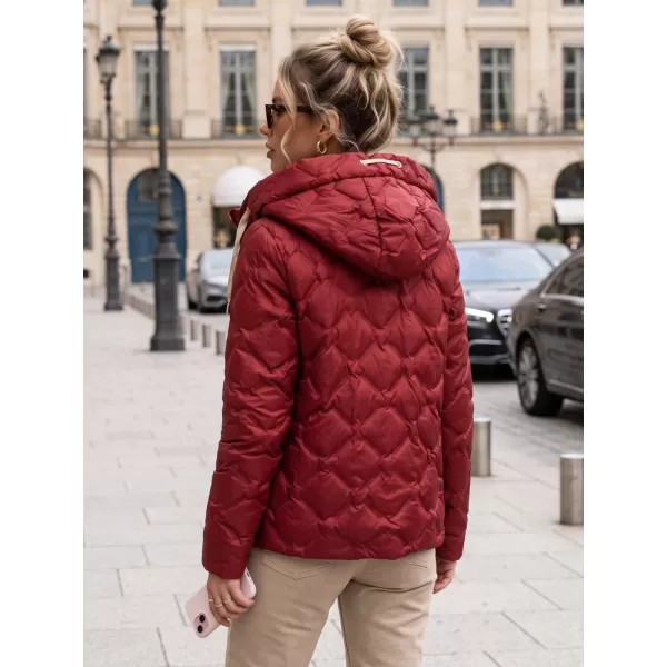  Dámska bunda DSTREET TY5885 BORDOVÁ 