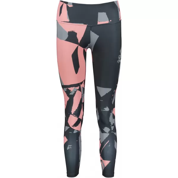  Dámske dlhé legíny premium (nové veľkosti) ALTISPORT VOJ/ALW080LEG05 ČIERNA-LOSOSOVÁ 