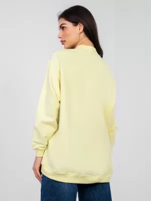 Dámska mikina BASIC FEEL GOOD RV-BL-5185.93P BRIGHT YELLOW