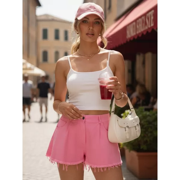  Dámske kraťasy DSTREET SY0535 RUŽOVÁ 