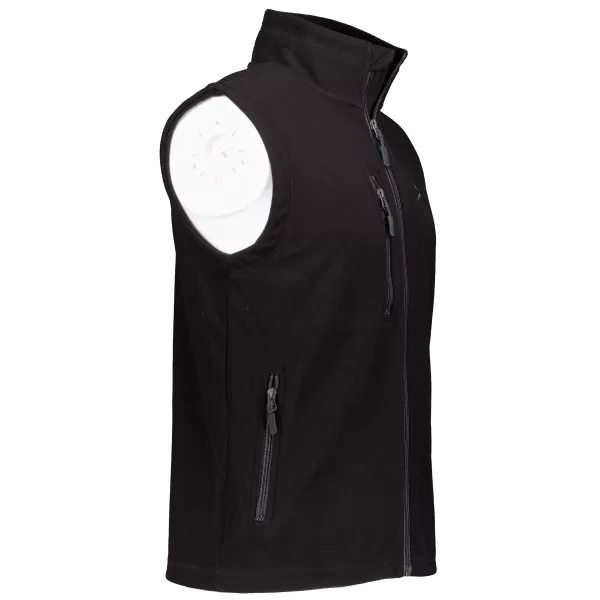  Pánska fleece vesta ALTISPORT ALM002525 ČIERNA 