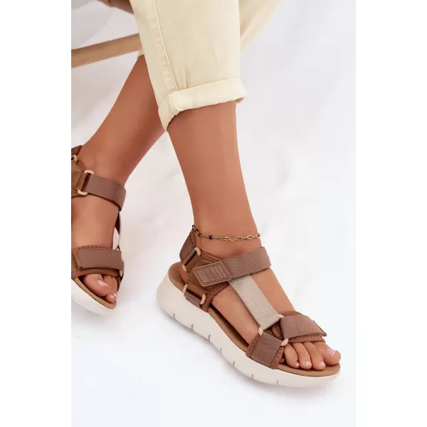  Dámske sandále ARTIKER 58C1231 BROWN/BEIGE 