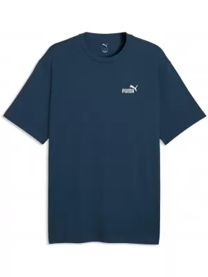 Pánske tričko PUMA ESS RELAXED SMALL NO. 1 LOGO TEE 68915336 MIDNIGHT PETROL