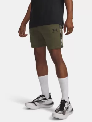 Pánske kraťasy UNDER ARMOUR ICON FLEECE SHORT TAPING 1390299-391 ZELENÁ