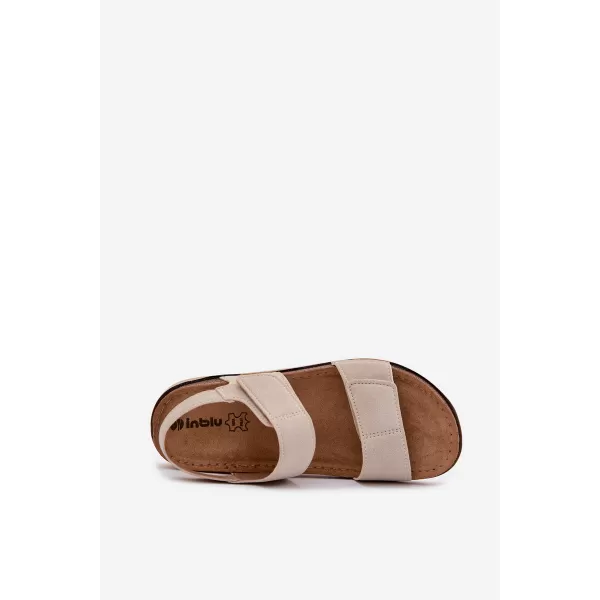  Dámske sandále INBLU AA000070 BEIGE 