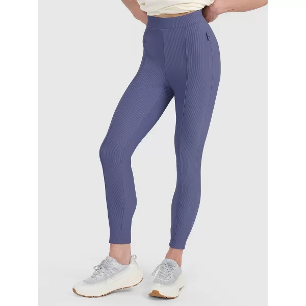  Dámske legíny 4F WAW25TTIGF237 DENIM 