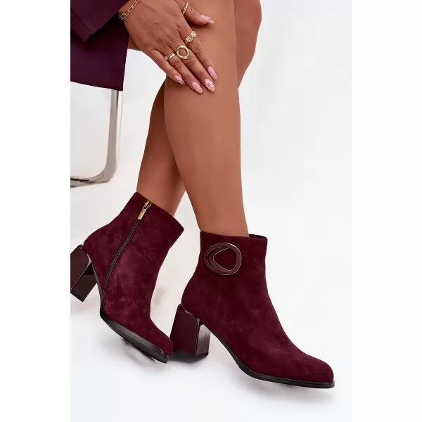 Dámske členkové topánky ARTIKER 57C0016 BORDO 