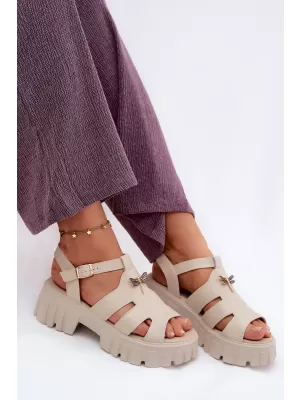 Dámske sandále VINCEZA 79627 BEIGE