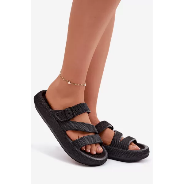  Dámske šľapky BIG STAR SHOES TT274A037 BLACK 