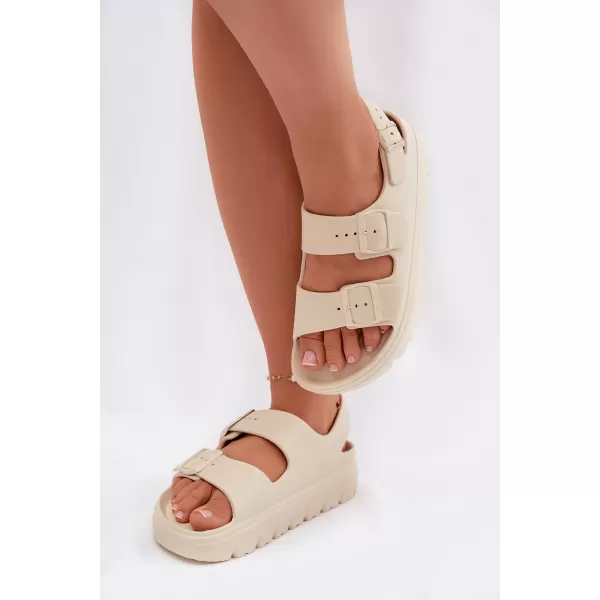  Dámske sandále BIG STAR SHOES TT274A032 BEIGE 