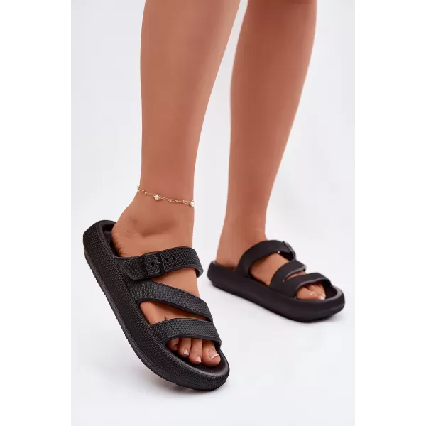  Dámske šľapky BIG STAR SHOES TT274A037 BLACK 