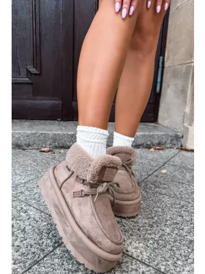 Dámske snehule BIG STAR SHOES UU274215 BEIGE