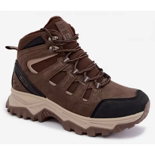  Pánske topánky BIG STAR SHOES UU174316 BROWN/BEIGE SHADOWS 