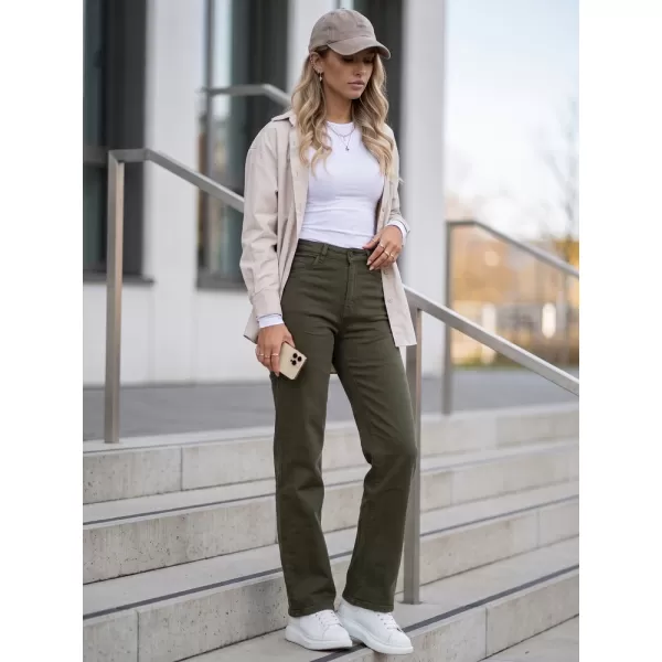  Dámske nohavice DSTREET UY3093 ZELENÁ 