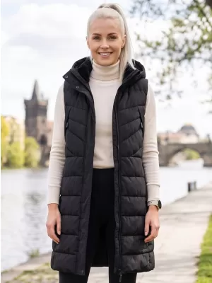Dámska hrejivá vesta ALPINE PRO HERDA 3 BLACK