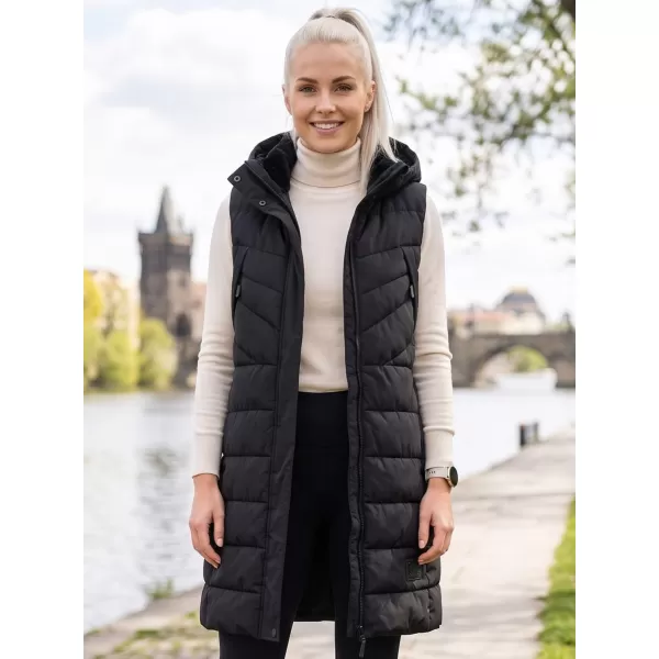  Dámska hrejivá vesta ALPINE PRO HERDA 3 BLACK 