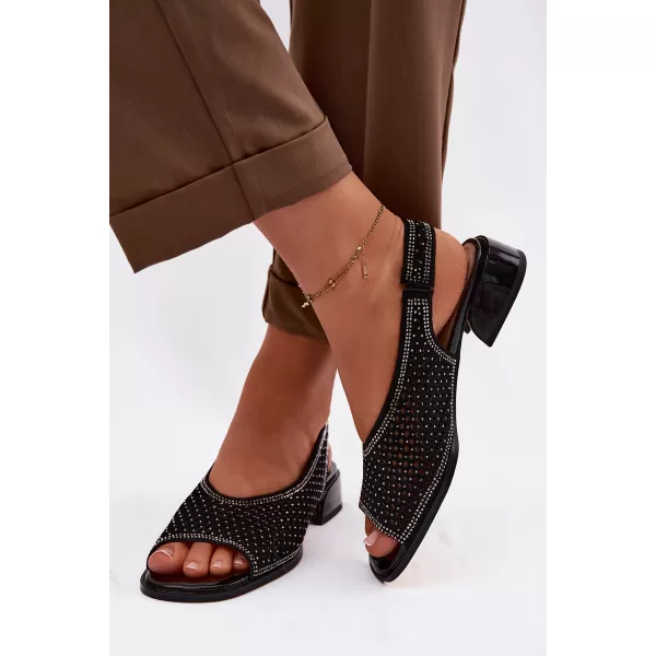  Dámske sandále D&A CR61-3131 BLACK 