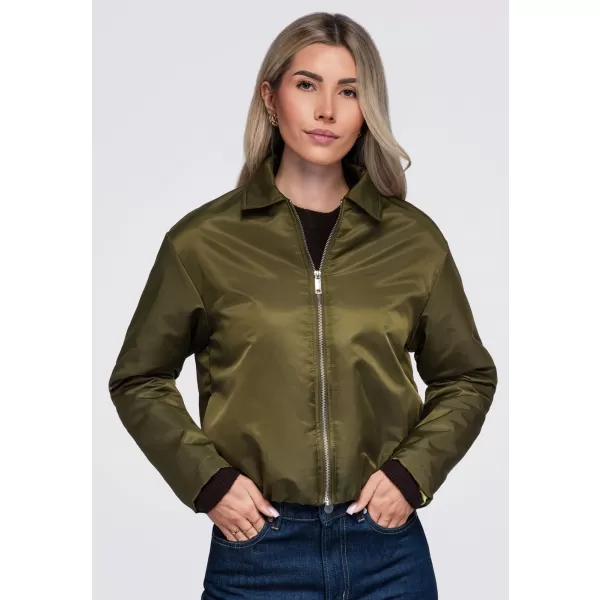  Dámska bunda OMBRE OW-JT-E0003 KHAKI 
