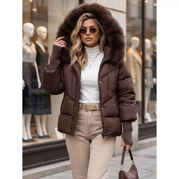  Dámska bunda DSTREET TY5744 HNEDÁ 