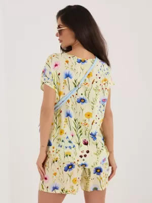 Dámske kraťasy SUBLEVEL D73771M62489KD BRIGHT YELLOW